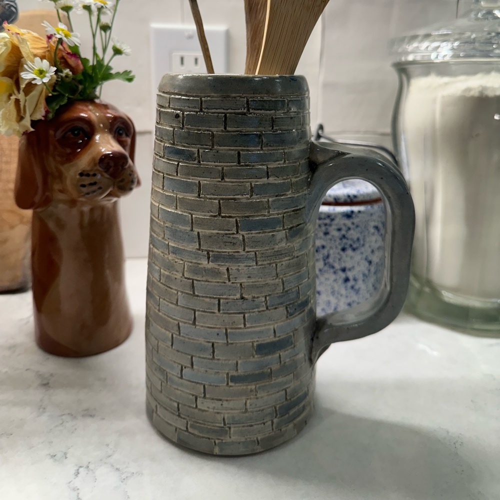 Studio Pottery signed Ceramic Mug/Vase